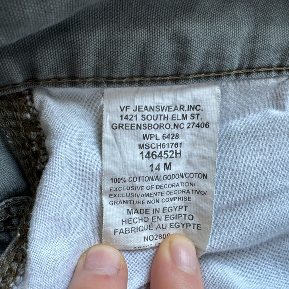 Rider’s High Waisted Cargo Shorts on Olive Green - Picture 6 of 12